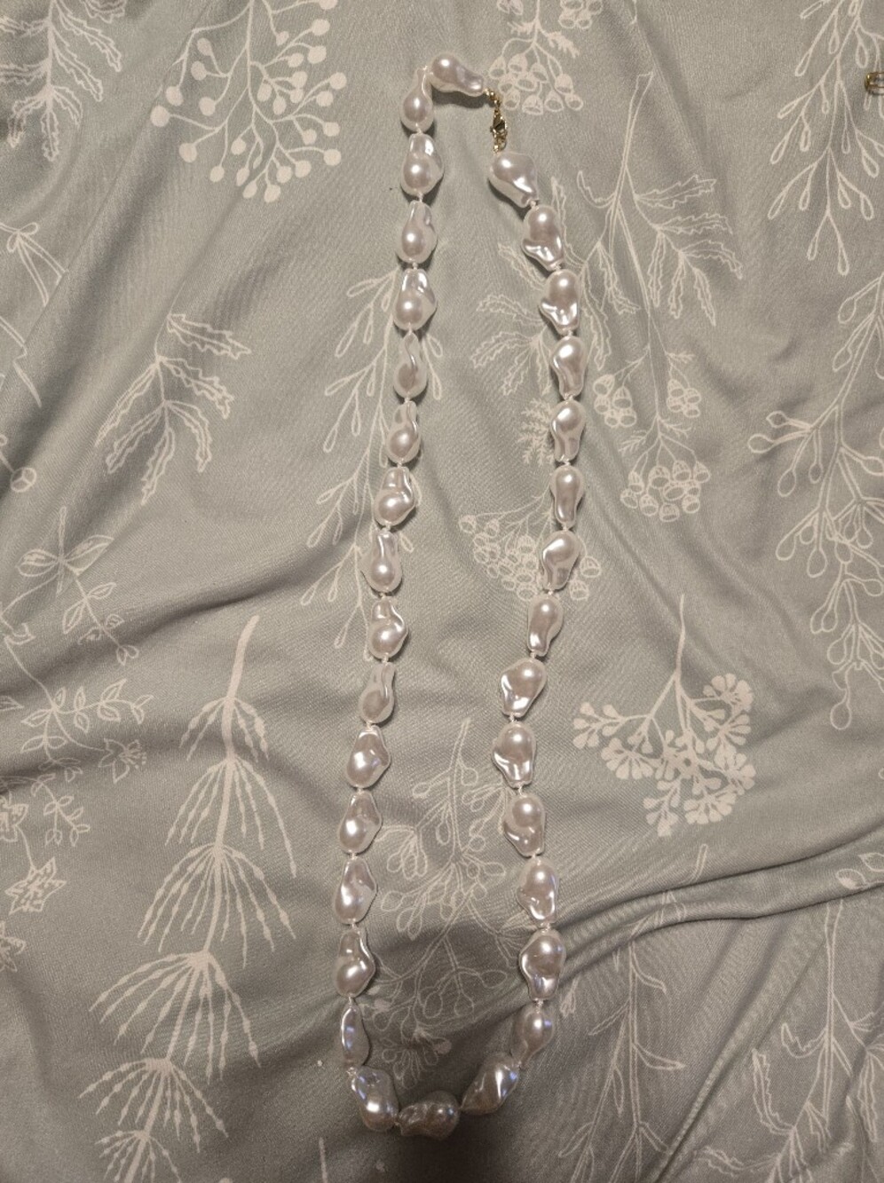 ChansuttPearls Chunky Freshwater Pearl Baroque Necklace - White